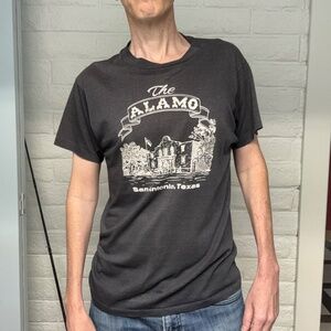 Vintage 1980s THE ALAMO, San Antonio Texas shirt, original and rare
